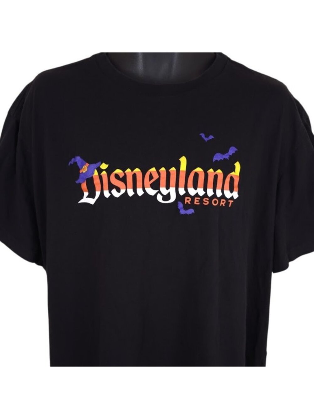 Disneyland Halloween T Shirt Mens Size 3XL Black Disney Candy Corn Bats